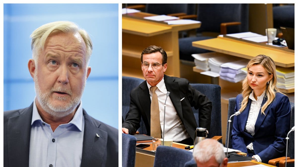 Ebba Busch (KD) medverkade i SVT:s partiledarutfrågning.