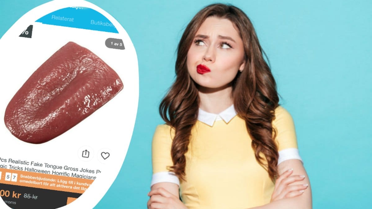 En fundersam tjej blickar ut mot en tung på Wish.