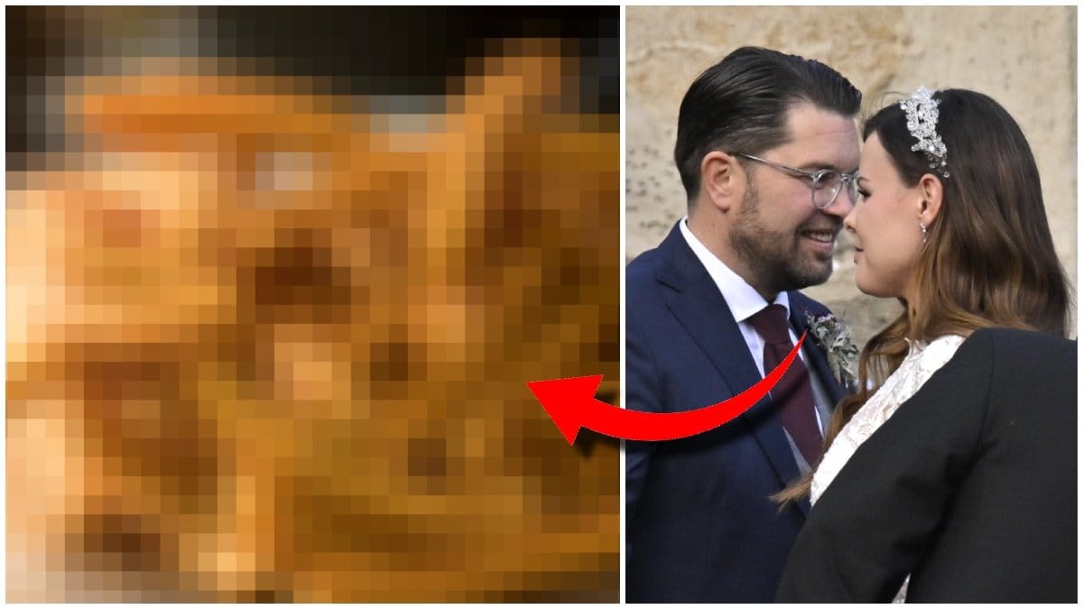 Det var minst sagt en ovanlig meny på partiledarens bröllop. 