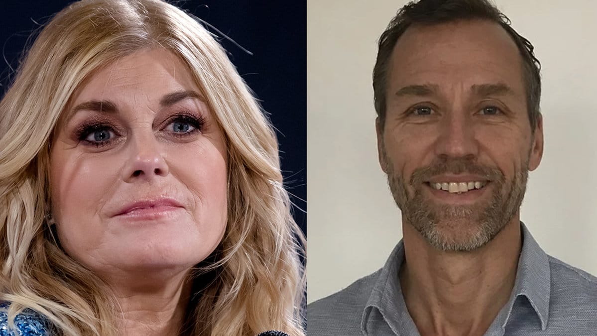 Pernilla Wahlgren och Christian Bauer