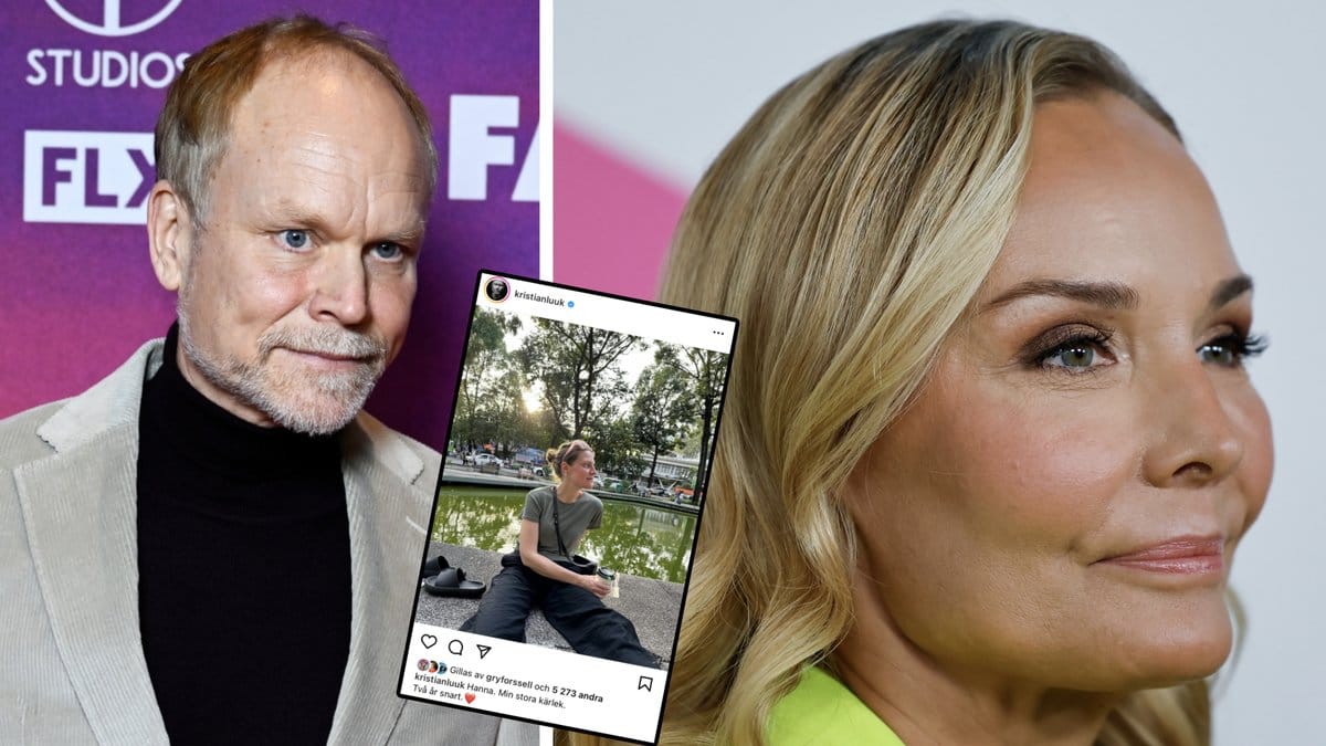 Kristian Luuk var tidigare gift med Carina Berg.