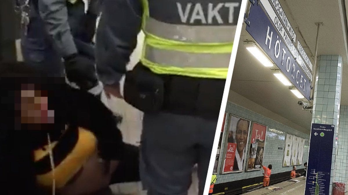 Hötorget och ordningsvakter