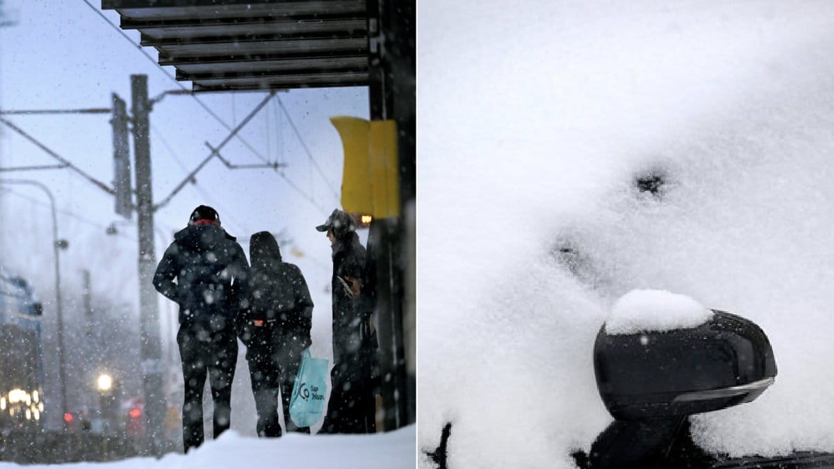 Snökaos är att vänta i större delen av landet. 