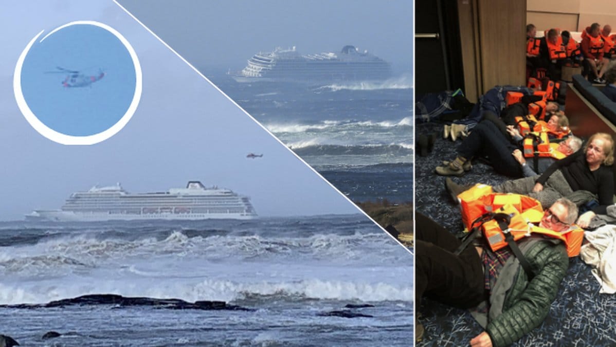 Viking Sky, vatten, passagerare