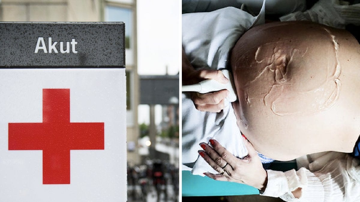 Tvillingarna dog i mammans mage. Genrebild.