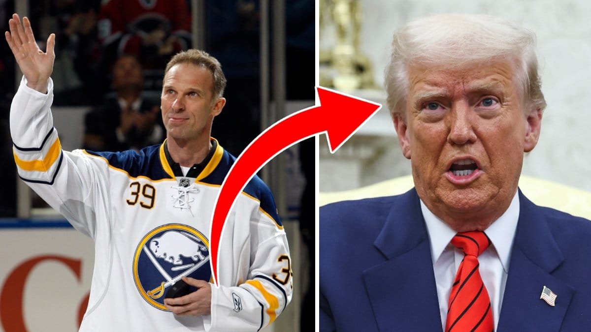 Den tidigare NHL-målvakten Dominik Hasek rasar mot Trump