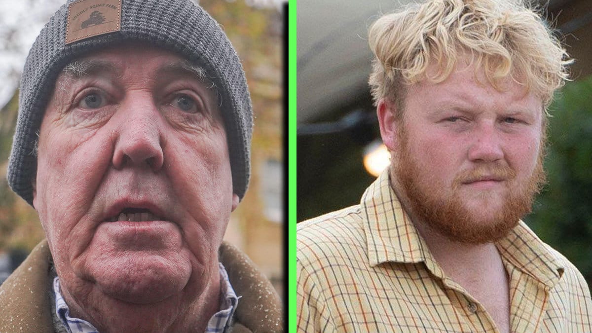 Jeremy Clarkson och Kaleb Cooper i Clarksons Farm