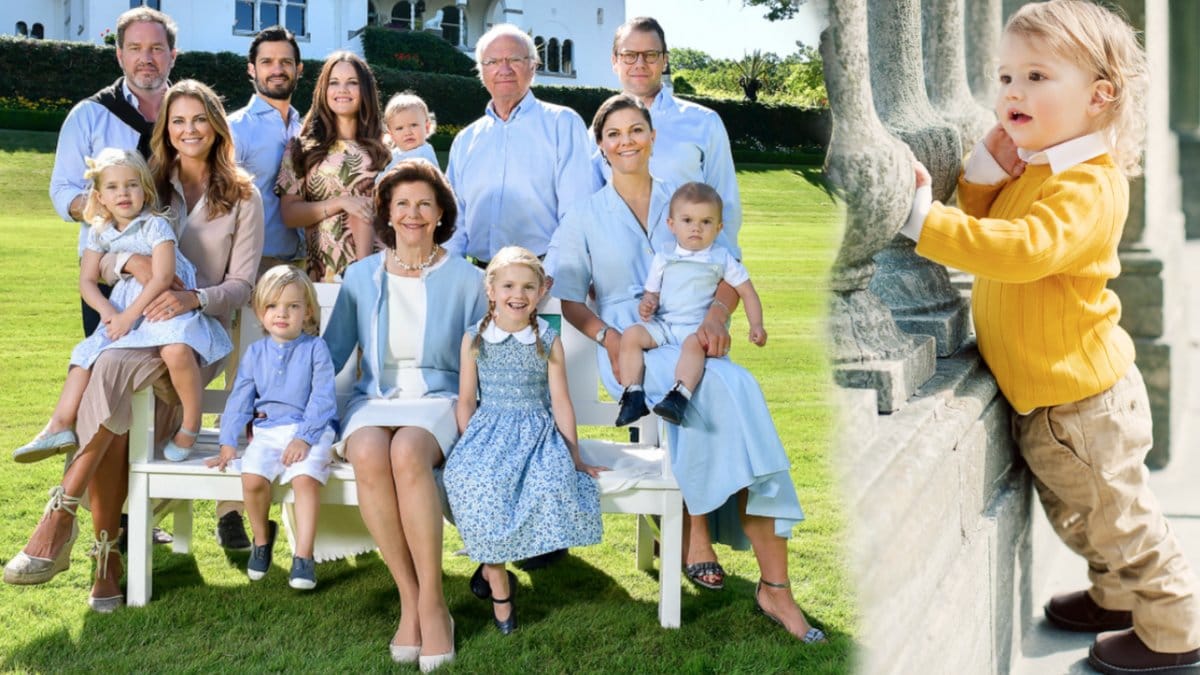 Svenska kungafamiljen och prins Alexander,