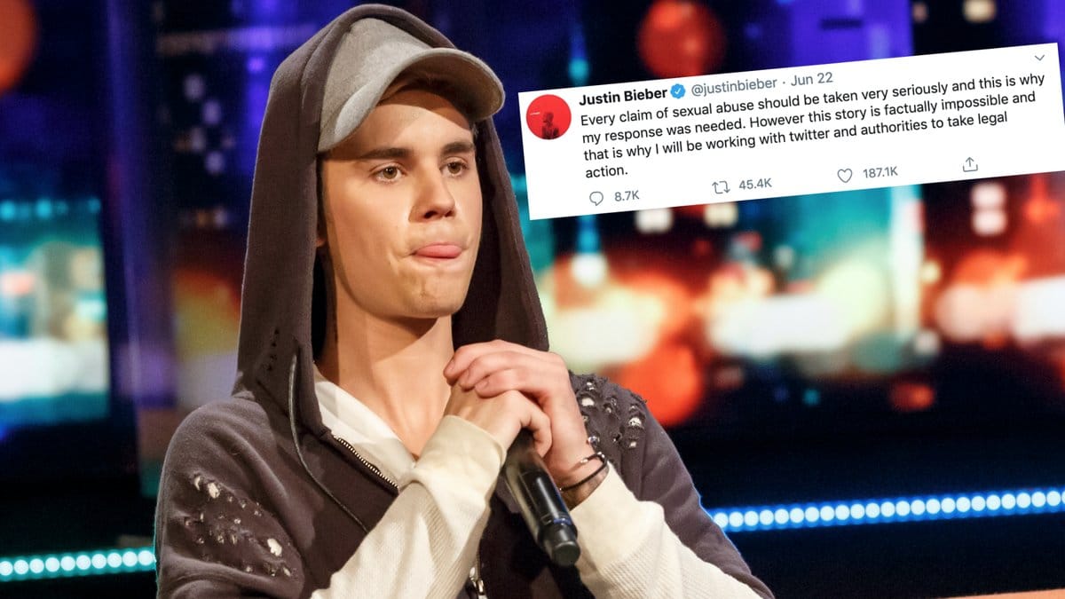Bieber anklagas för sexuella övergrepp.