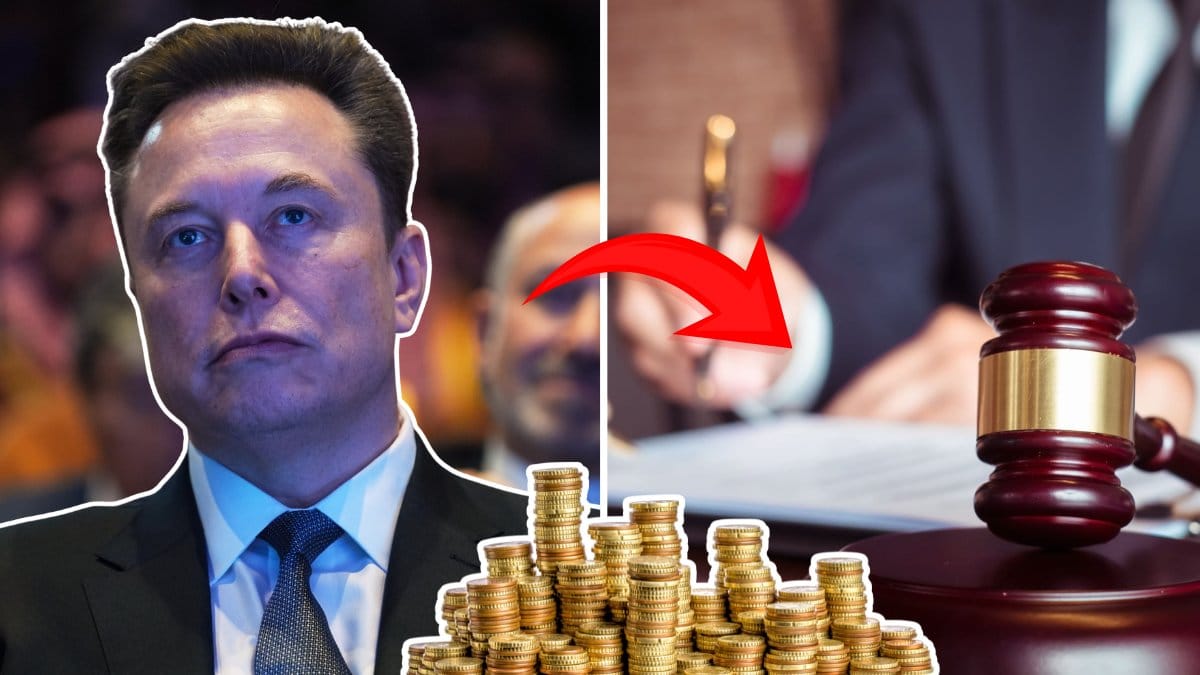 Musk, pengar, domstol