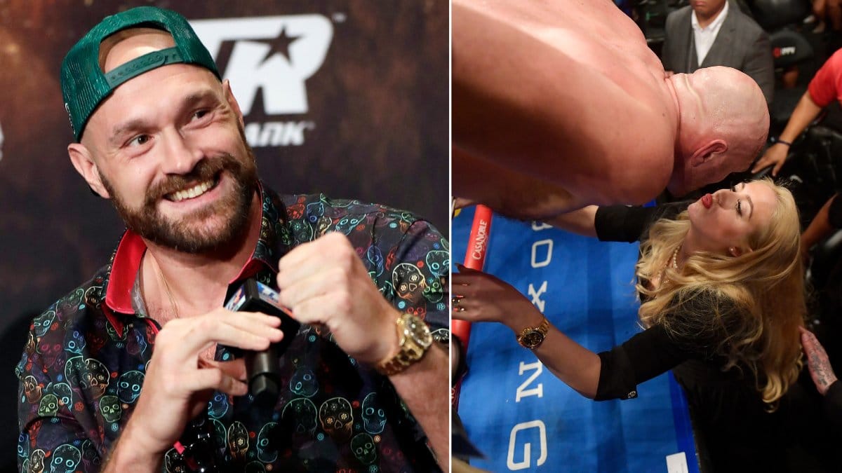 Tyson Fury med Paris Fury
