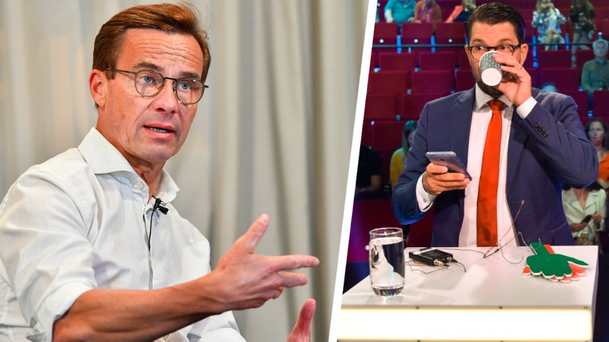 Montage: Kristersson och Åkesson. 
