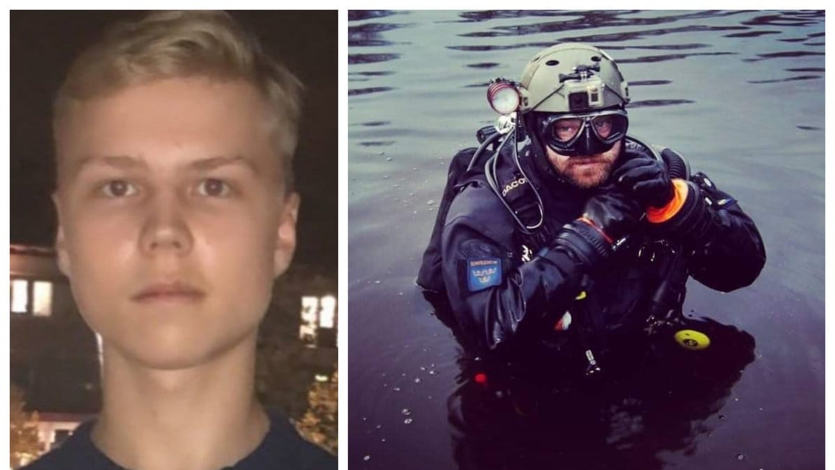 Fritidsdykaren Henric Sandqvist fortsätter sökandet efter försvunne Mattias Borg.