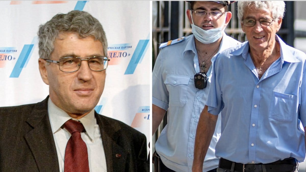 Josef Stalin = Adolf Hitler lika med fängelse i Moskva för politikern Leonid Gozman.