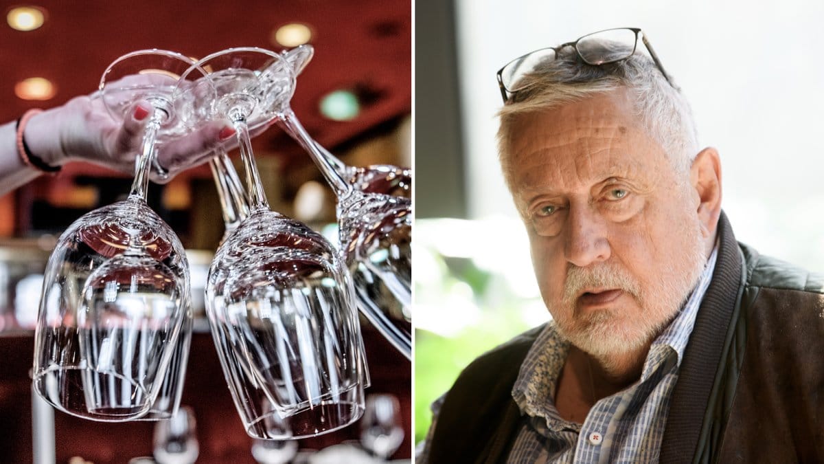 Leif GW Persson är ofta ute och äter i Stockholm.