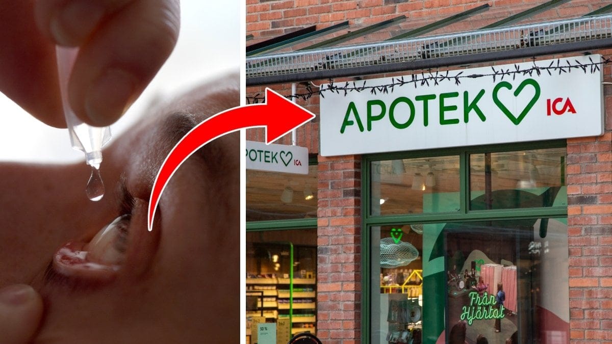 En populär produkt som säljs receptfritt på apotek och hos olika optiker i hela Sverige innehåller höga halter PFAS