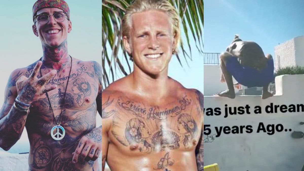 Jeppe Johansson visar upp ett sjukt trick han inte kunnat göra för 5 år sedan.