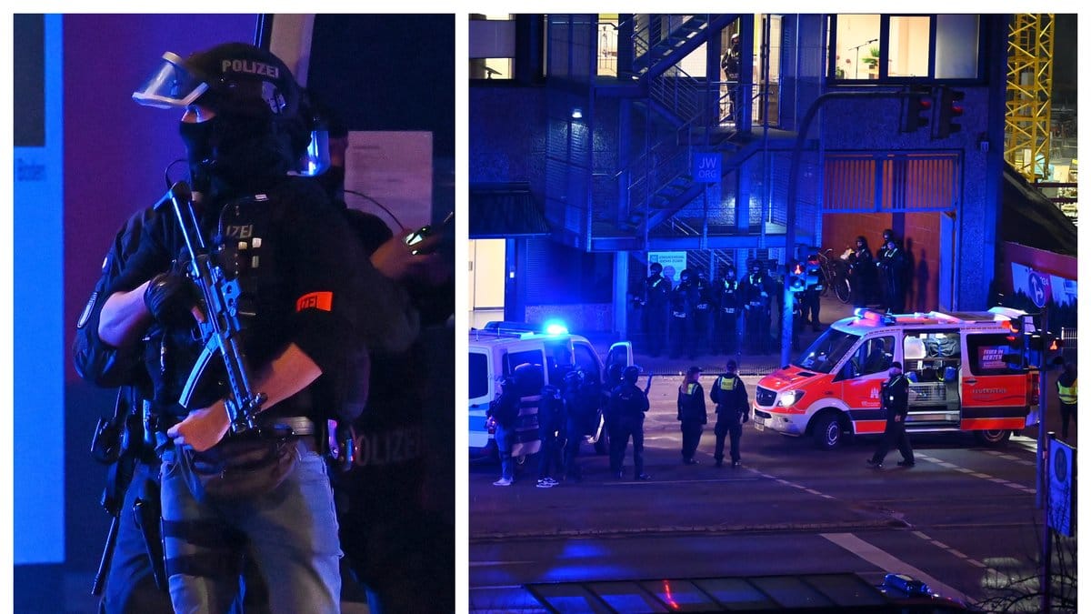 Masskjutningen inträffade i Hamburg.
