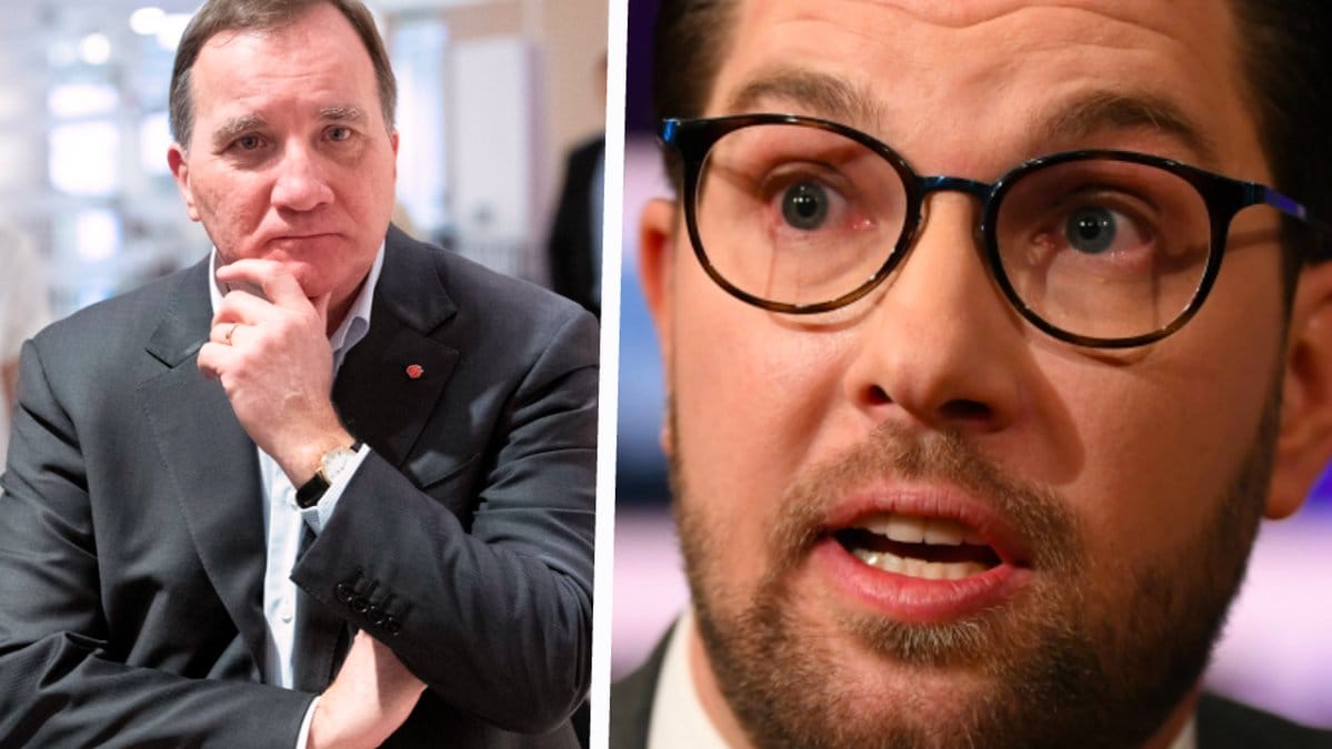 Jimmie Åkesson och Stefan Löfven