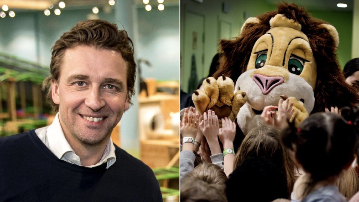 Joakim Gunler, 50, är grundare och vd för Leos Lekland.