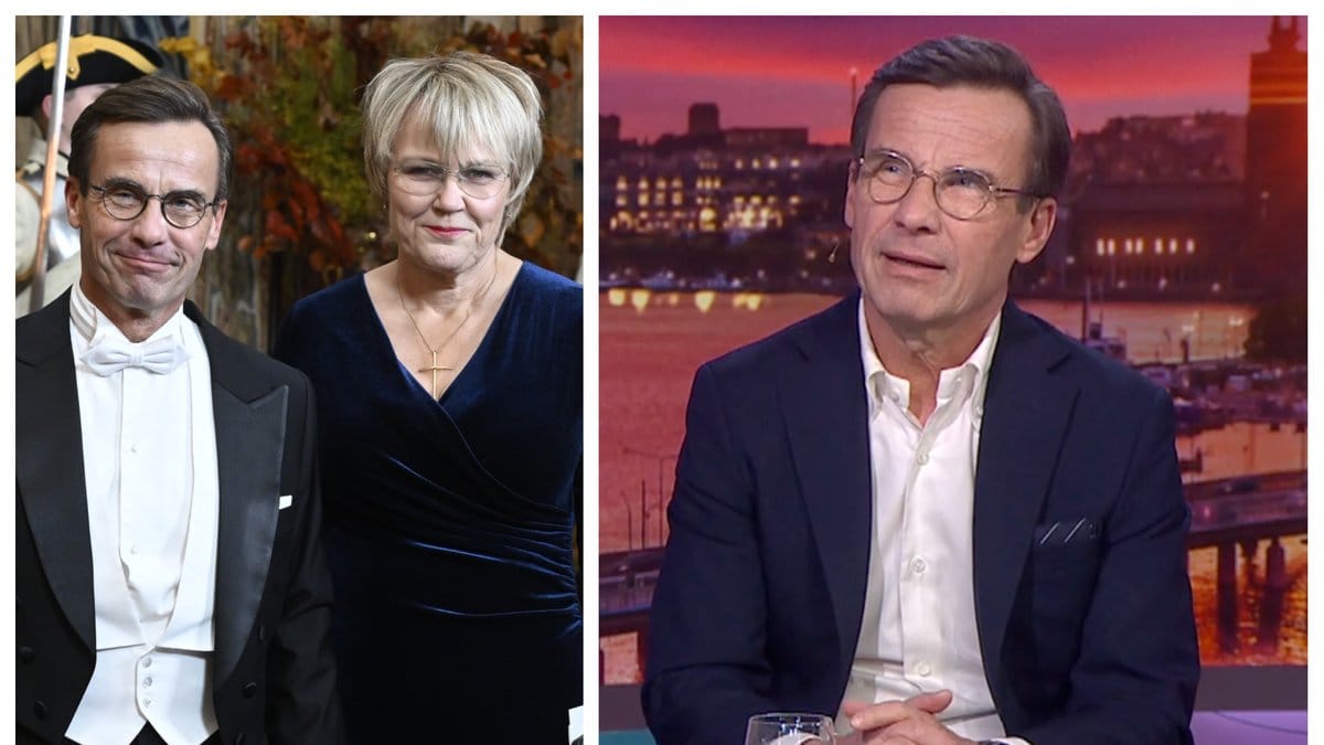Ulf Kristersson medverkade i TV4:s Efter fem ikväll.
