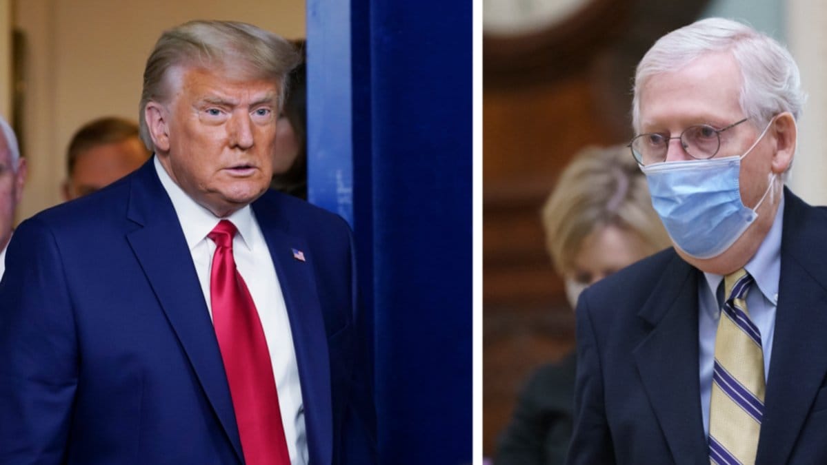 McConnell och Trump.