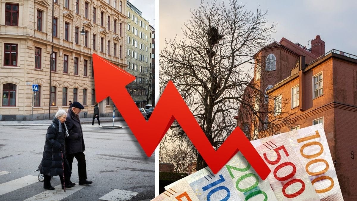 Ett äldre par och bostadshus.