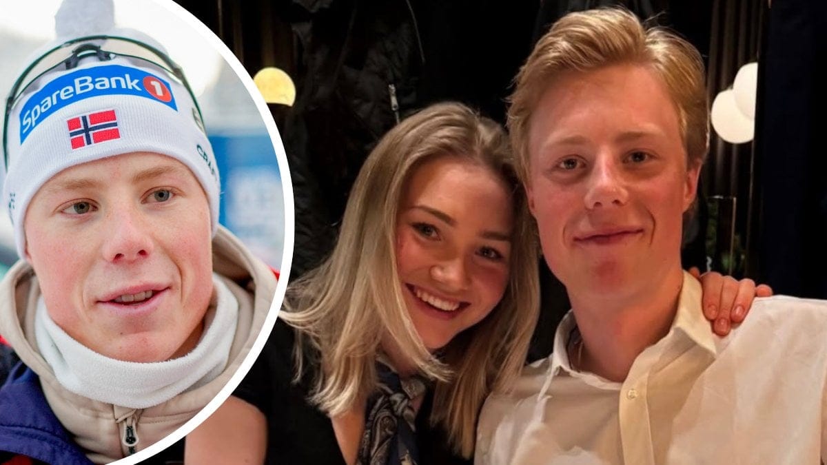 Einar Hedegart och hans flickvän.