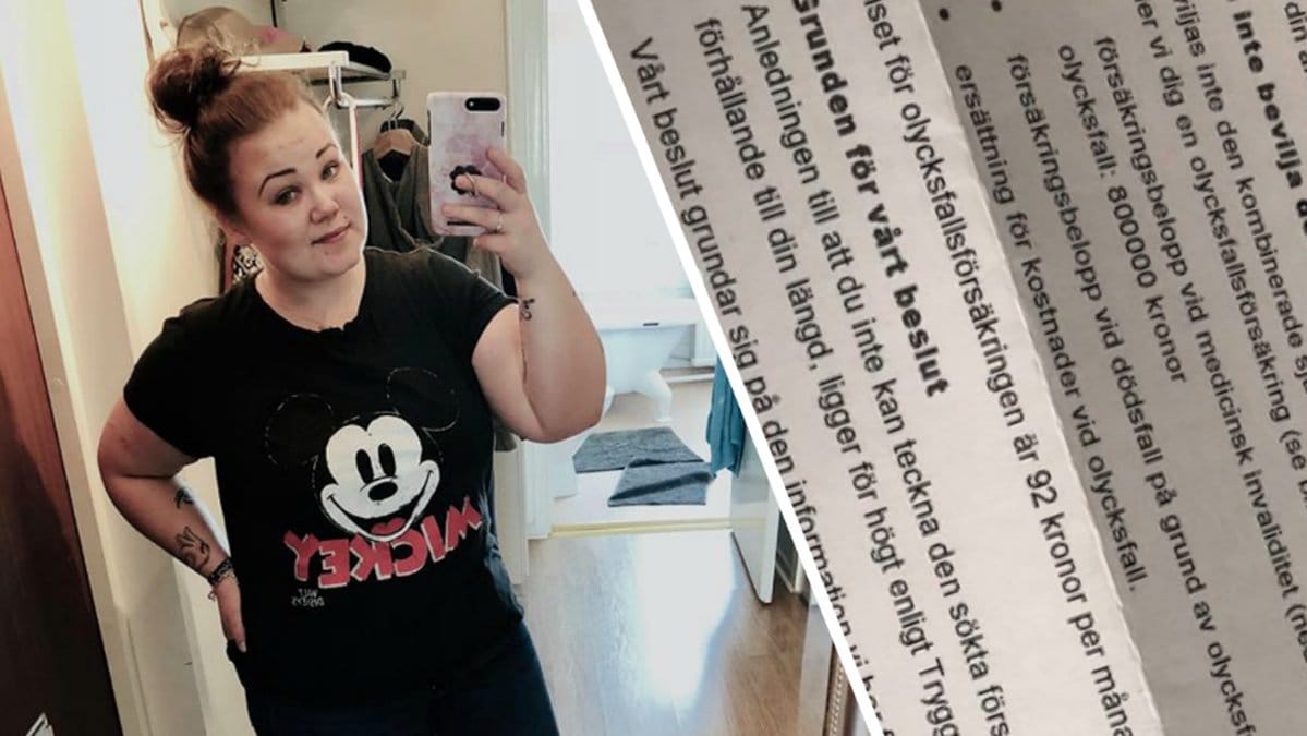 De menade att hennes BMI var för högt
