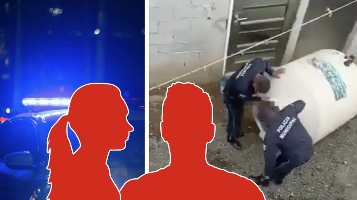 Flickan hittades när oroliga grannar slog larm.