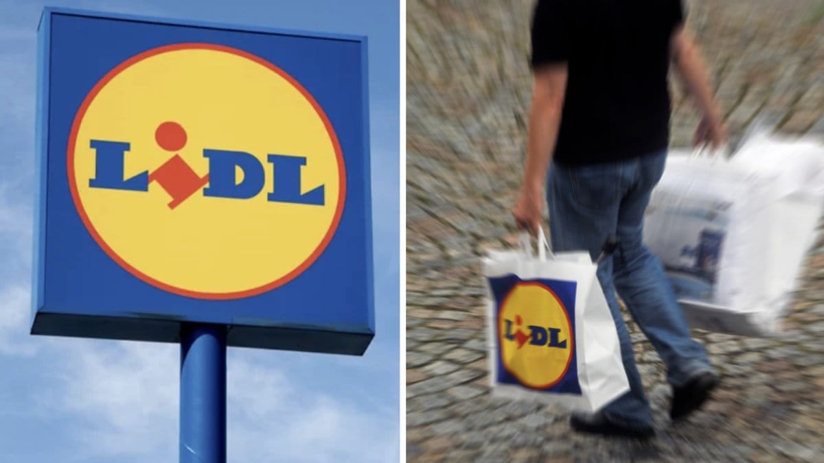 En av Lidls kunder såg hur tomt det var efter att Lidl sänkt priset på flera av sina varor.