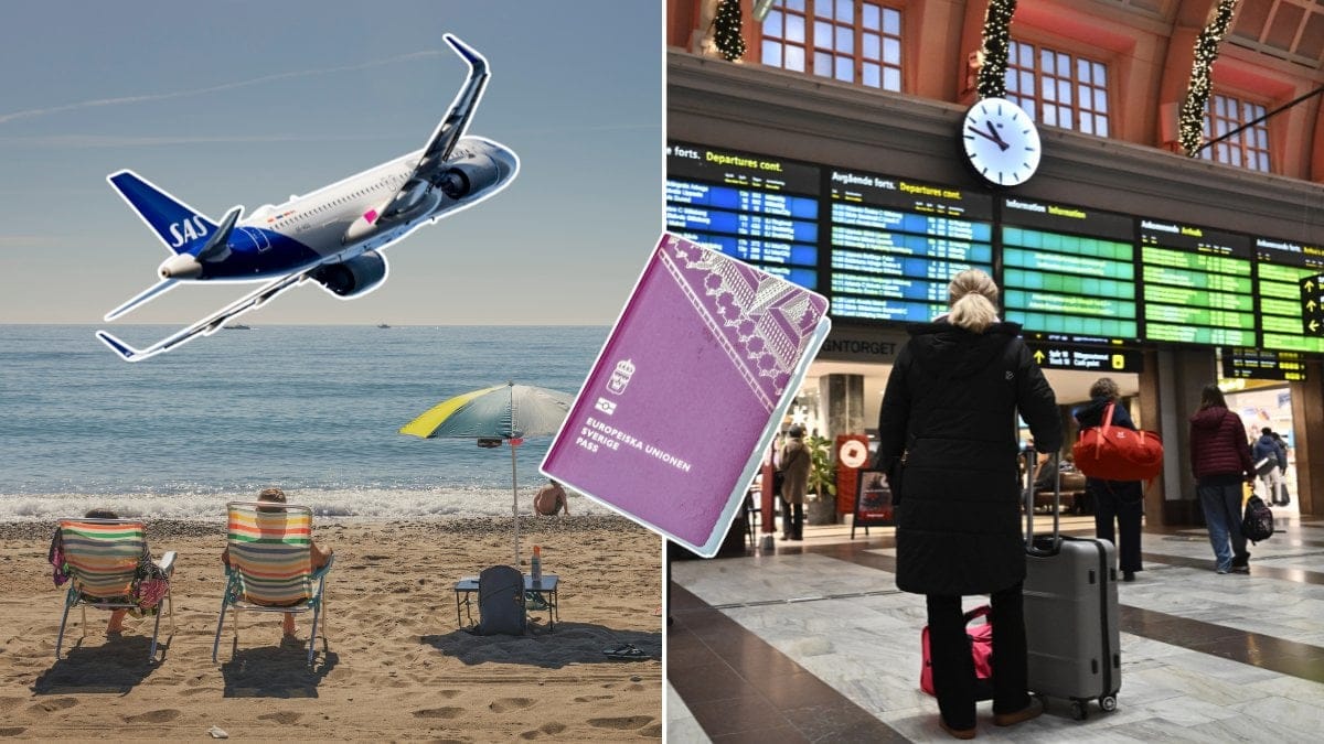 Pass, strand, flygplan, pass, Centralstation