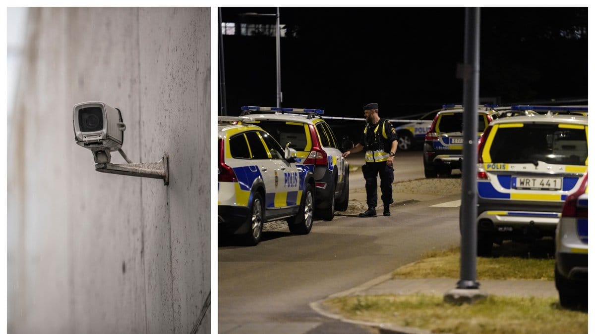 Gärningsmannen bakom polismordet i Biskopsgården kan ha fångats på film.