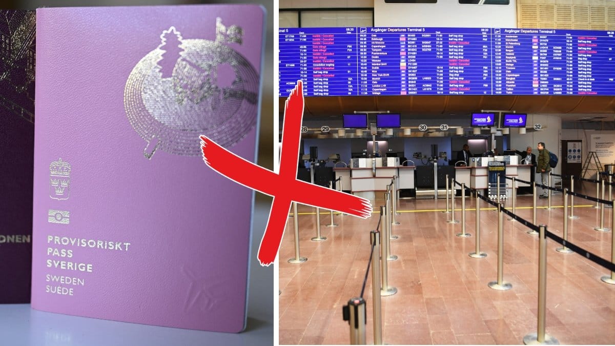 Nu försvinner möjligheten att få ett provisoriskt pass på en av Sveriges flygplatser