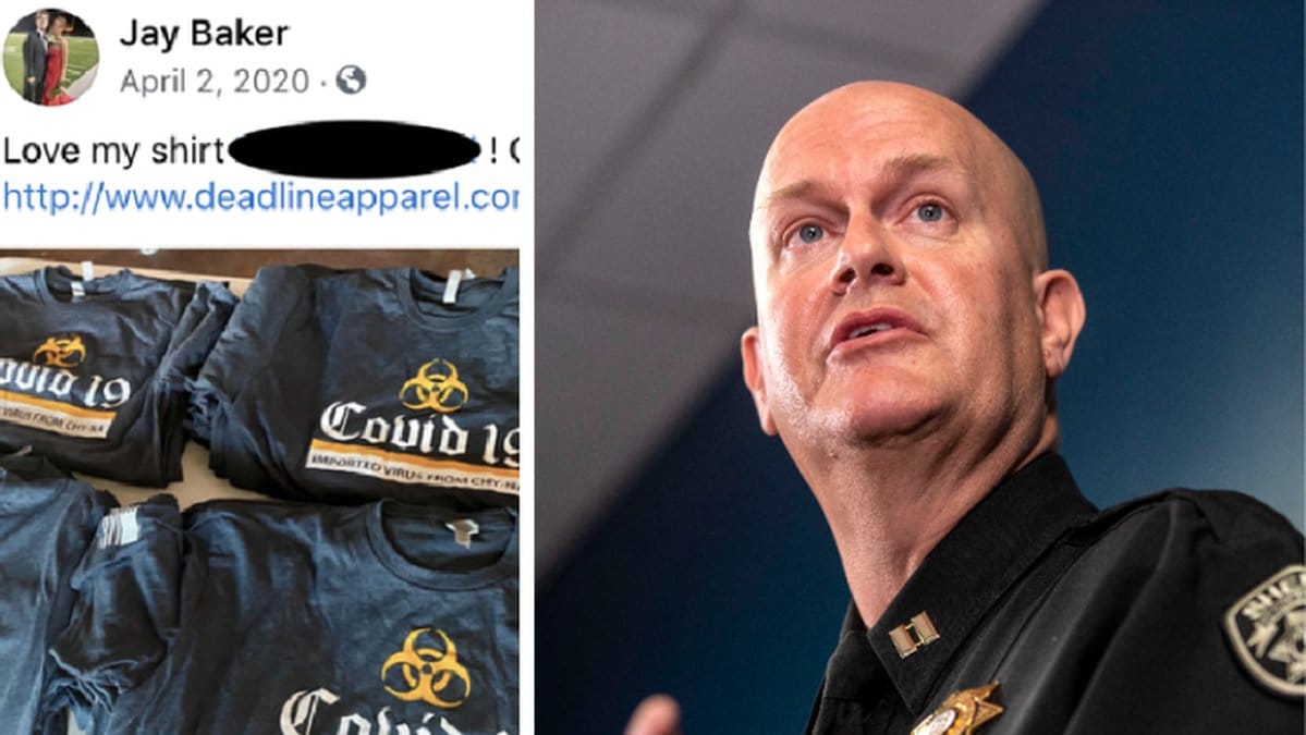 Polismannen Jay Baker kritiseras för uttalanden om den 21-årige spa-skytten – och rasism på Facebook. 