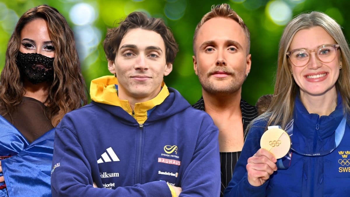 Felicia, Armand Duplantis, Edvin Törnblom och Isabella Wranå