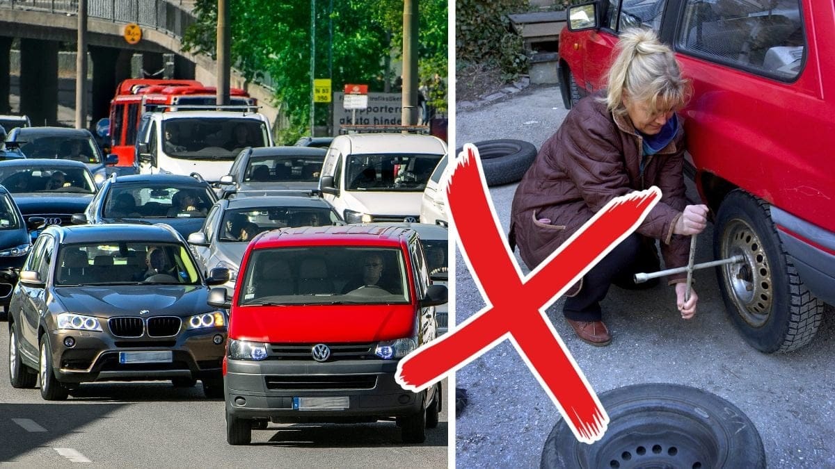 Bilköer och däckbyte.