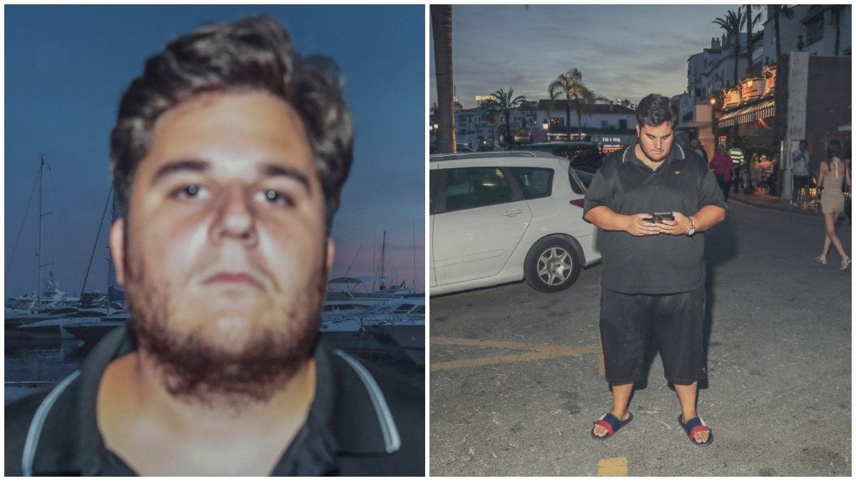 Olof K Gustafsson på två bilder från Marbella.