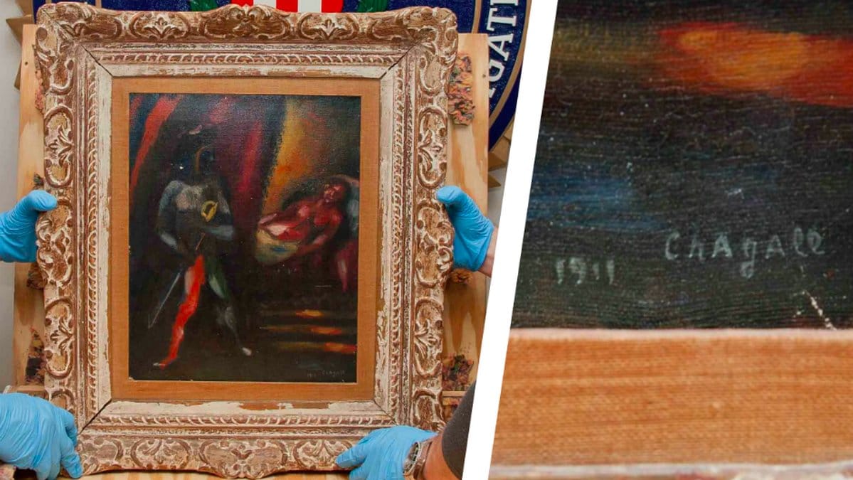 Chagalls berömda tavla