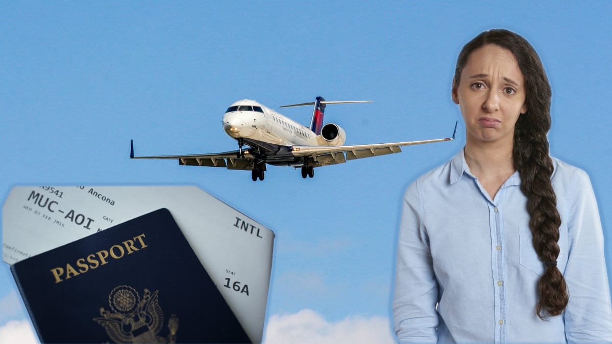 Får jag åka med flygplanet om fel namn står på biljetten i jämförelse med mitt pass?