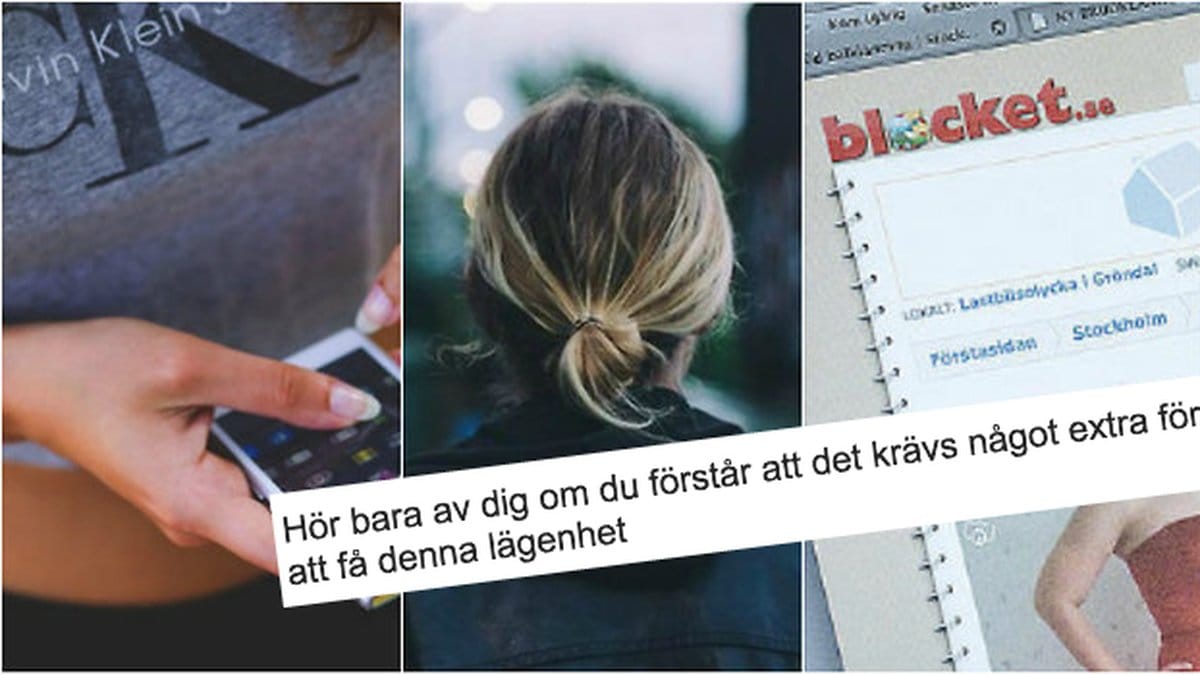 Tjejers berättelser om att söka bostad på nätet.