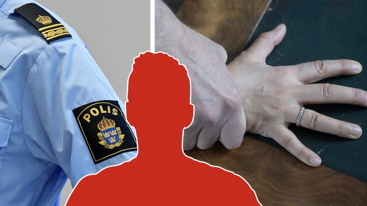 Polismannen döms till fängelse.