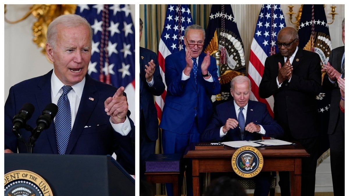 Joe Biden har undertecknat sitt stora reformpaket.