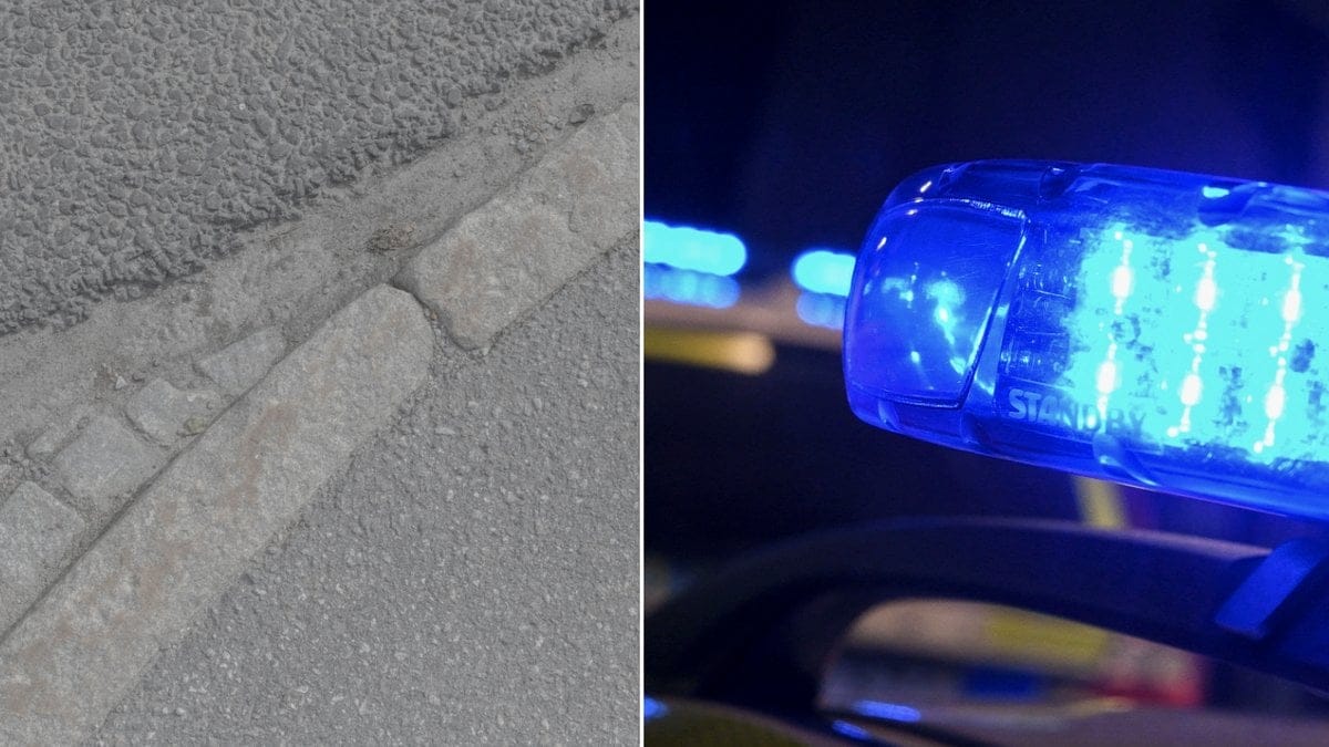 Den rattfulle föraren försökte smita från platsen.