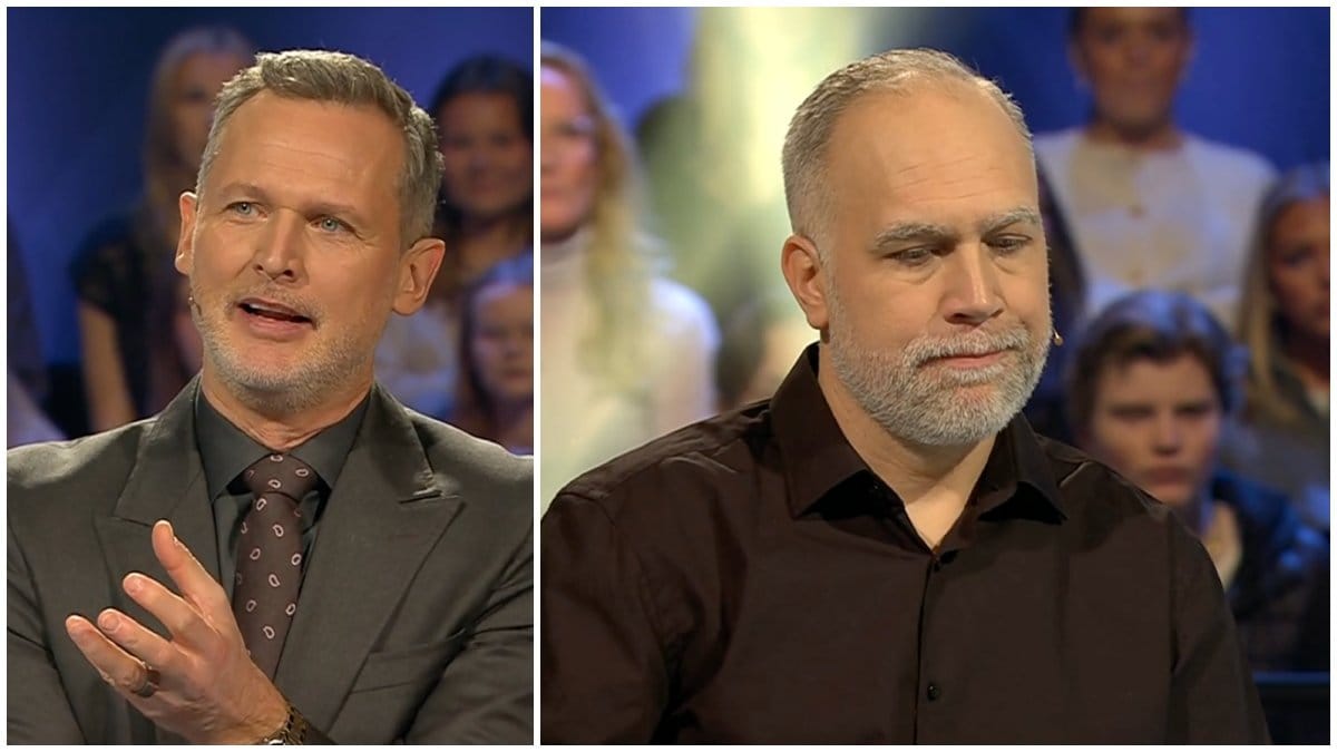 Peter Pålsson fick hjärnsläpp i Postkodmiljonären.