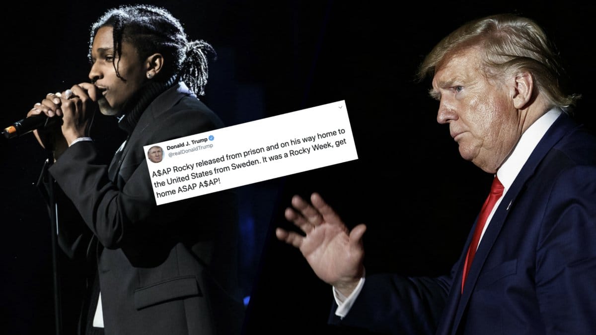 Donald Trump uttalar sig om beslutet på Twitter.