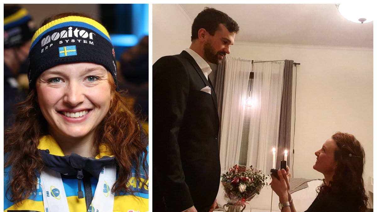 Linn Persson friade till pojkvännen Christian Gestblom.