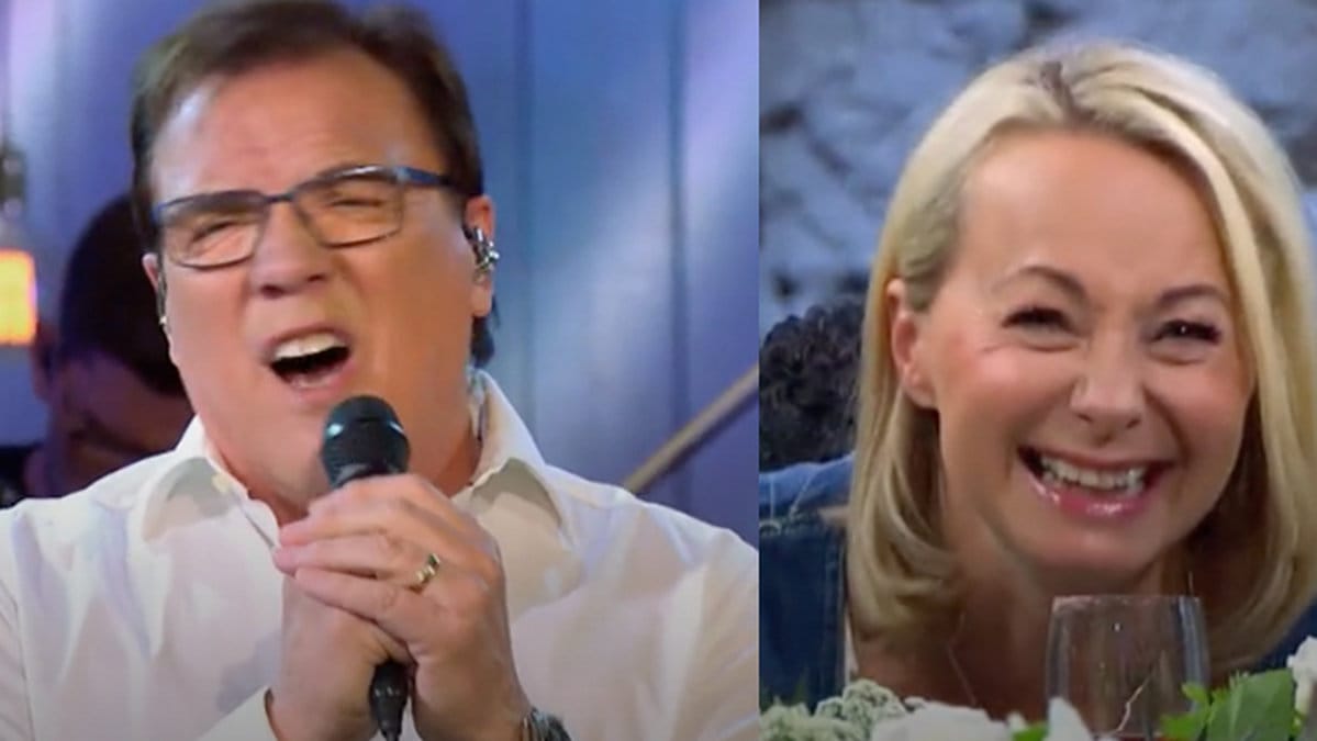 Christer Sjögren och Louise Hoffsten i Så mycket bättre