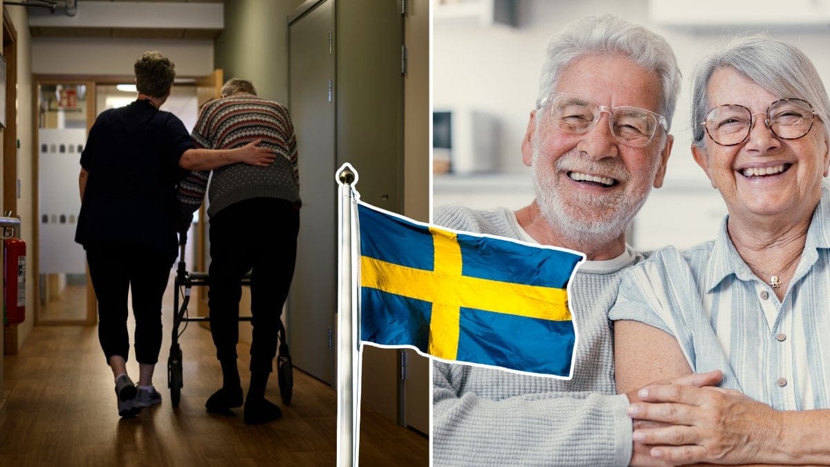 Flaga, pensionär, boende