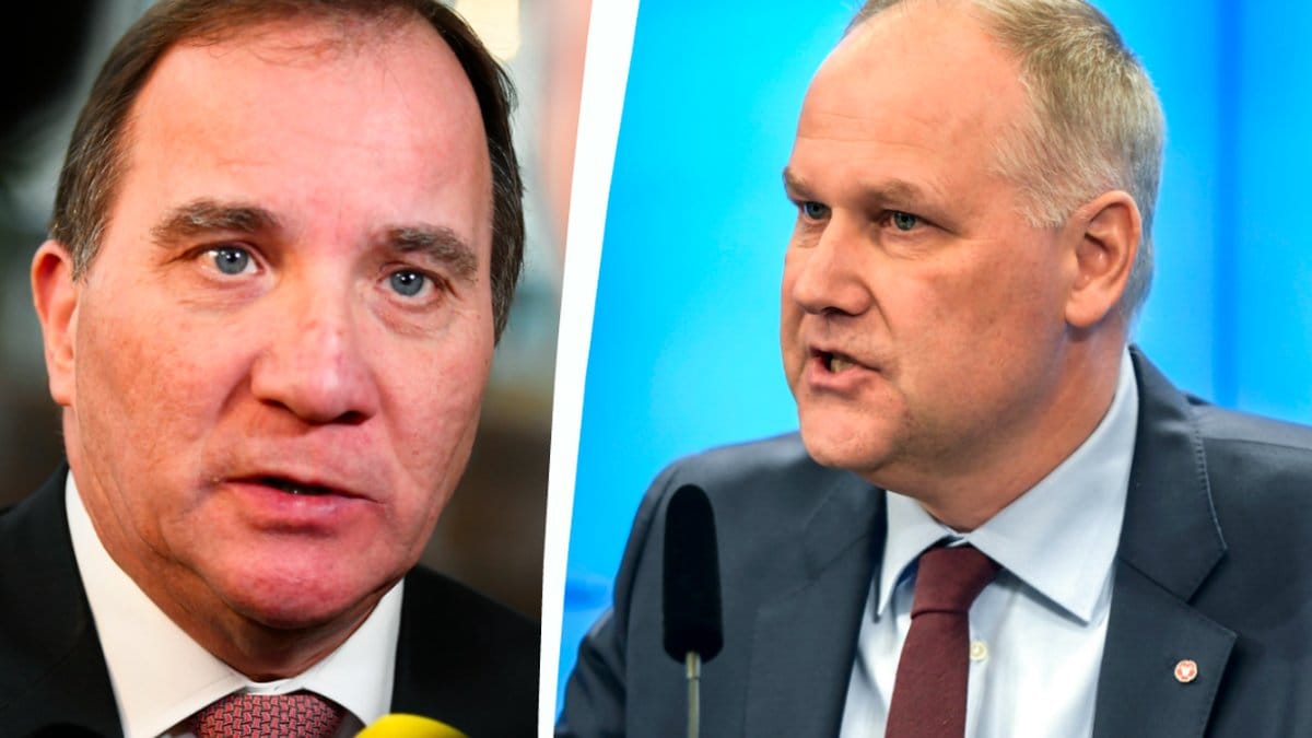 Stefan Löfven och Jonas Sjöstedt. 